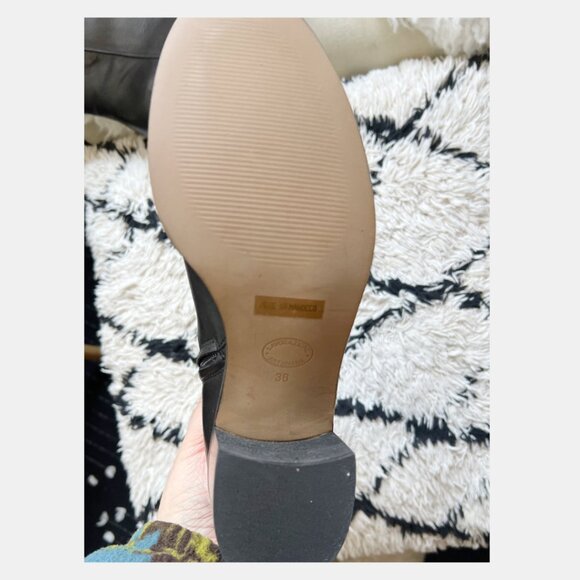 ANTHROPOLOGIE - Leather Heeled Ankle Boots - Picture 5 of 7